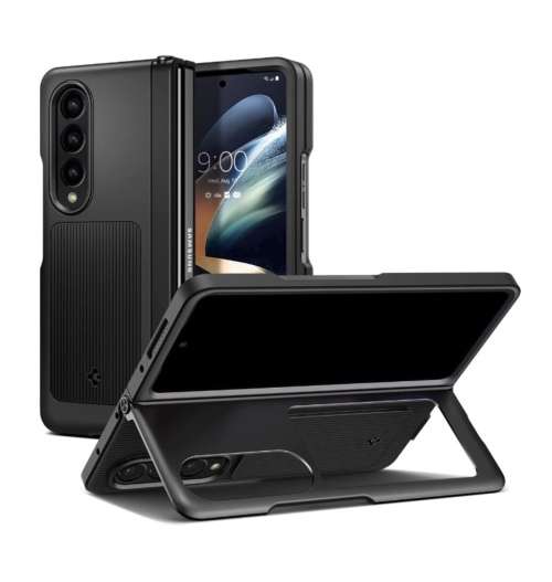 SAMSUNG GALAXY Z FOLD 4 PREMIUM NEO HYBRID S CASE BLACK SPIGEN | INSTOCK