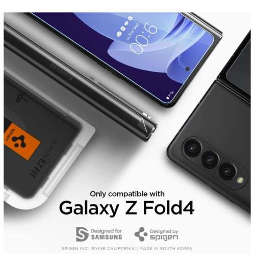 SAMSUNG GALAXY Z FOLD 4 PREMIUM TEMPERED GLASS SCREEN PROTECTOR SPIGEN | INSTOCK