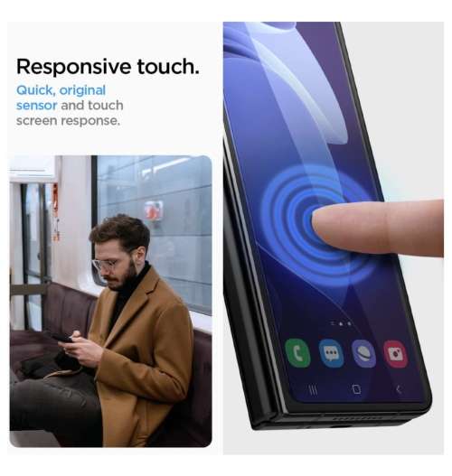 SAMSUNG GALAXY Z FOLD 4 PREMIUM TEMPERED GLASS SCREEN PROTECTOR SPIGEN | INSTOCK