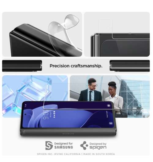 SAMSUNG GALAXY Z FOLD 4 PREMIUM TEMPERED GLASS SCREEN PROTECTOR SPIGEN | INSTOCK