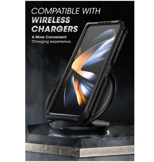 SAMSUNG GALAXY Z FOLD 4 FULL BODY RUGGED PROTECTIVE CASE BLACK SUPCASE | INSTOCK