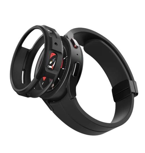 SAMSUNG GALAXY WATCH 5 PRO PREMIUM LIQUID AIR ARMOR CASE 45MM MATTE BLACK SPIGEN | INSTOCK