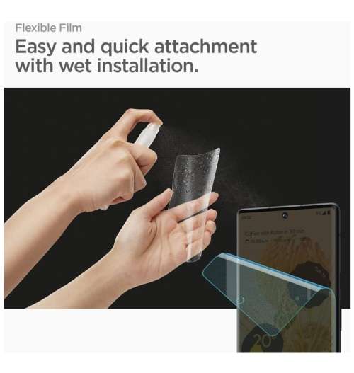 GOOGLE PIXEL 7 PRO PREMIUM NEO-FLEX SCREEN PROTECTOR 2PK SPIGEN | INSTOCK