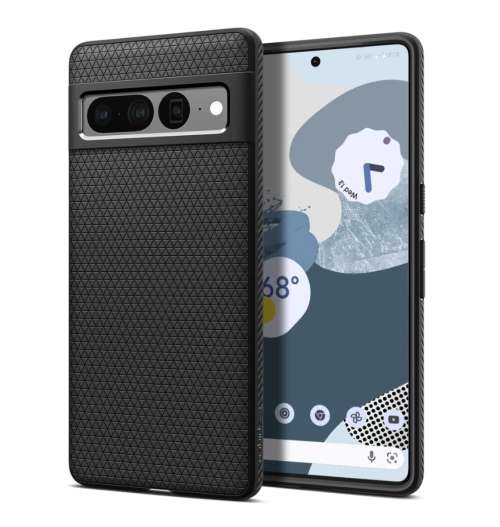 GOOGLE PIXEL 7 PRO PREMIUM SLIM LIQUID AIR CASE BLACK SPIGEN | INSTOCK