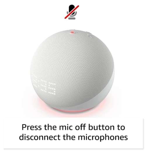 AMAZON ECHO DOT WITH CLOCK (2022) CLOUD BLUE | INSTOCK