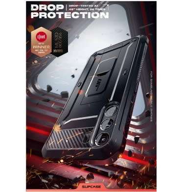 SAMSUNG GALAXY S23 FULL BODY RUGGED PROTECTIVE CASE BLACK | SUPCASE