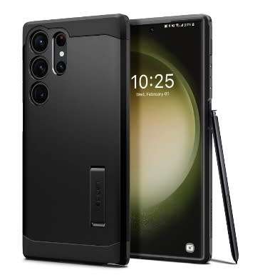 SAMSUNG GALAXY S23 ULTRA PREMIUM TOUGH ARMOR CASE BLACK | SPIGEN