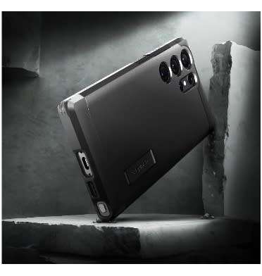 SAMSUNG GALAXY S23 ULTRA PREMIUM TOUGH ARMOR CASE BLACK | SPIGEN