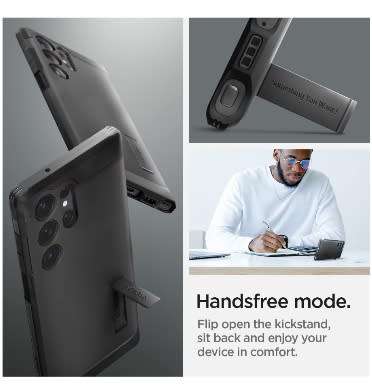 SAMSUNG GALAXY S23 ULTRA PREMIUM TOUGH ARMOR CASE BLACK | SPIGEN