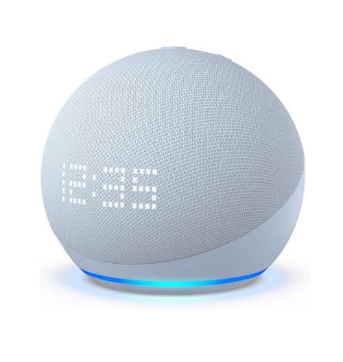 AMAZON ECHO DOT WITH CLOCK (2022) CLOUD BLUE | INSTOCK