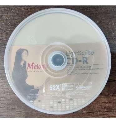MELODY CD-R LIGHTSCRIBE 52X 700MB / 80MIN 10PK