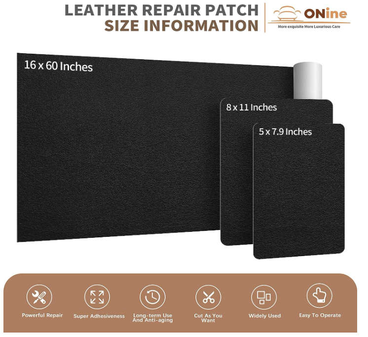 ONINE SELF-ADHESIVE PU LEATHER REPAIR PATCH TAPE
