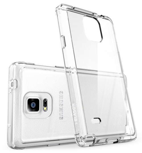 Samsung Galaxy Note 4 Premium Hybrid Case | Crystal Clear | INSTOCK