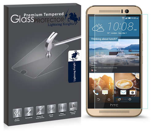 HTC ONE M9 PREMIUM TEMPERED GLASS SCREEN PROTECTOR 9H | INSTOCK