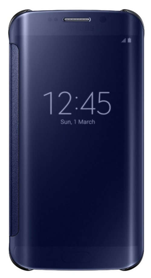 SAMSUNG GALAXY S6 EDGE S-VIEW FLIP COVER | CLEAR BLACK SAPPHIRE | INSTOCK