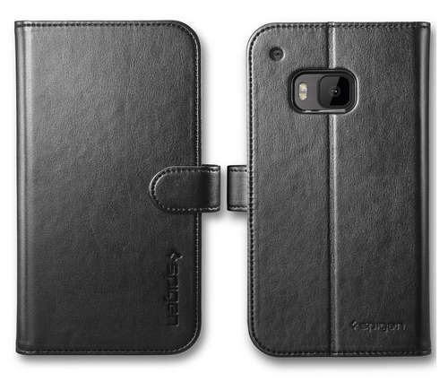 HTC One M9 Premium Wallet Case | Black | INSTOCK