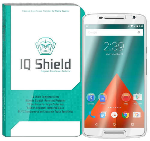MOTO X PLAY PREMIUM TEMPERED GLASS SCREEN PROTECTOR 9H | IQ SHIELD | INSTOCK