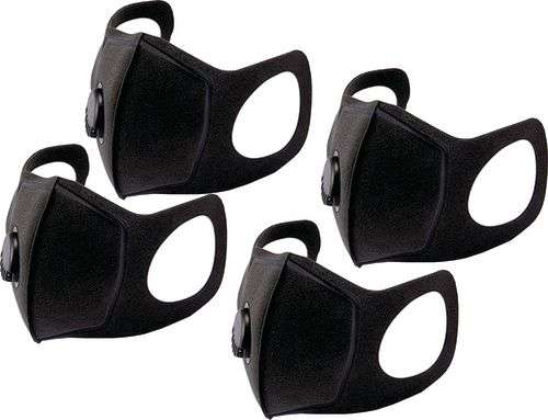 Reusable Sponge Face Mask Anti-bacteria with Valve (Pack of 4 )