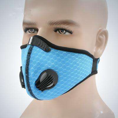 Activated Carbon Sports Mask-BLUE
