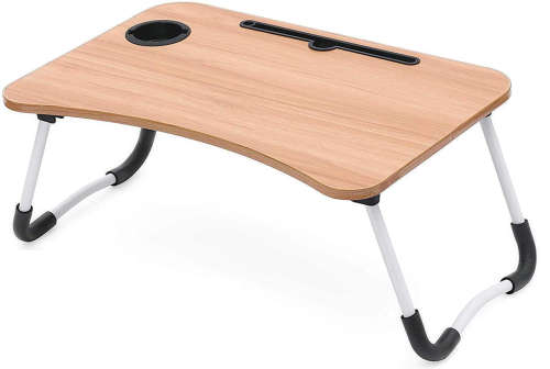 Smart Multifunctional Portable with Tablet and Cup Holder -Brown