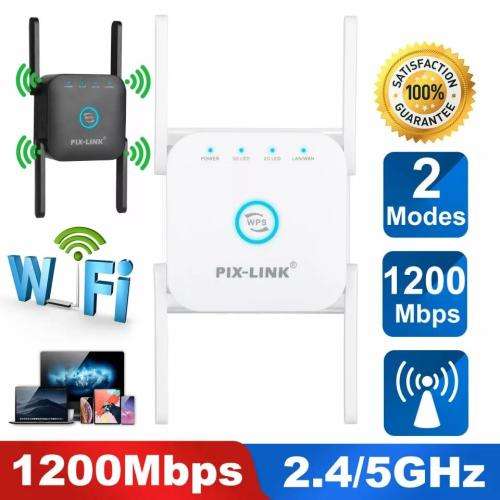 5 GhzWireless Wifi Extender 1200Mbps Wi-Fi Amplifier 802.11N Long Range Wifi Signal Booster 2.4G