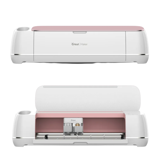 Cricut Maker (Rose), Electronic, 30.5 cm, 30.5 cm, Pink, White, Android, iOS, USB