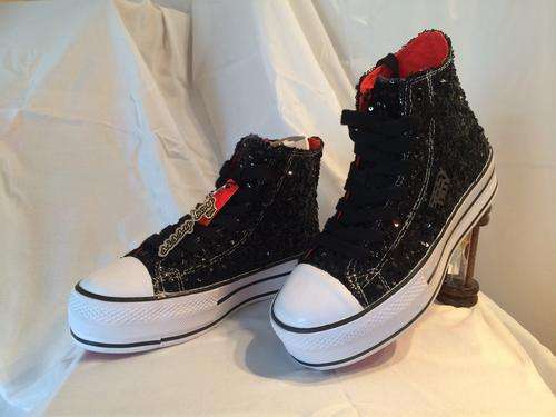 SISSY BOY - REEF SNEAKER - LADIES SIZE 4 BLACK - 100% ORIGINAL - BRAND NEW - OPENING SPECIAL !!!!!!