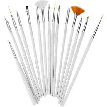 15 Piece Nail Brush Set