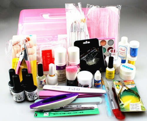 36pc Acrylic And Gel Manicure Kit