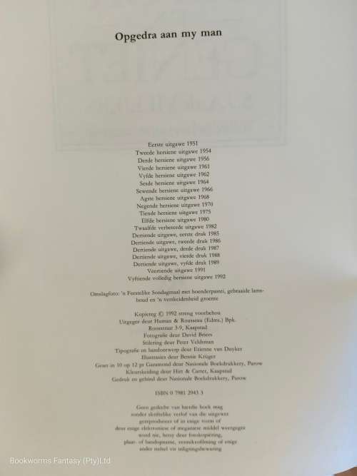 Kook En Geniet deur S.J.A. De Villiers