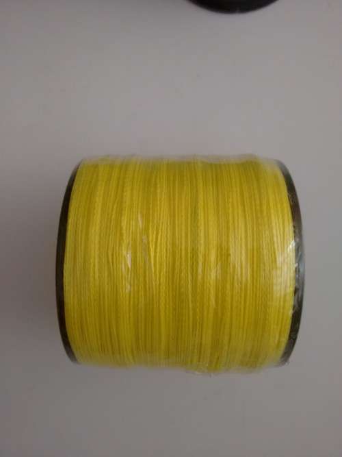 Braid 4 Strand 500M fishing line 100 LBS Yellow