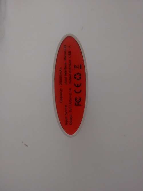 20 000mAh Powerbank lithium-ion