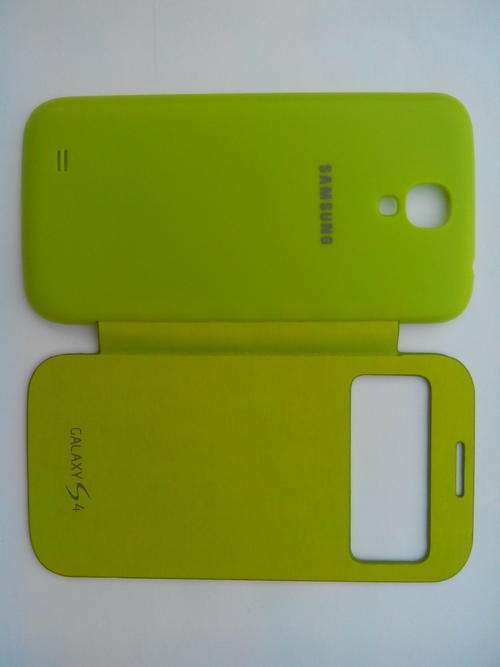 Samsung S4 (S-view) flip Covers Green
