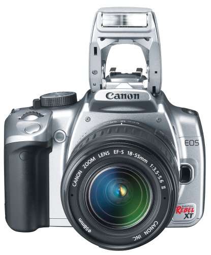 Canon Digital Rebel XT 8MP Digital SLR Camera with EF-S 18-55mm f3.5-5.6 Lens (Silver)