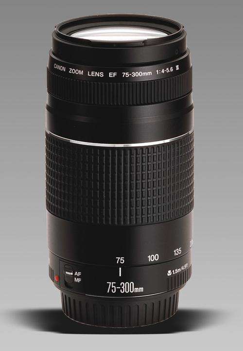CANON EF 75-300MM 4-5.6 III TELEPHOTO ZOOM LENS
