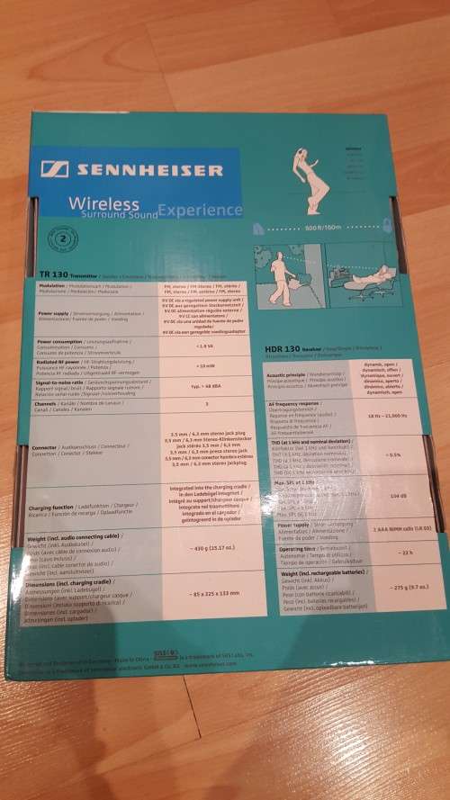 Senheiser Wireless Headphones RS130