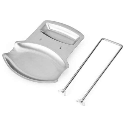 Stainless Steel Pan Pot Rack Cover Lid Rest Stand Spoon Holder Home Applicance The Goods For Kitchen