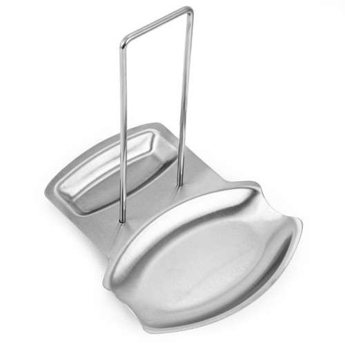 Stainless Steel Pan Pot Rack Cover Lid Rest Stand Spoon Holder Home Applicance The Goods For Kitchen