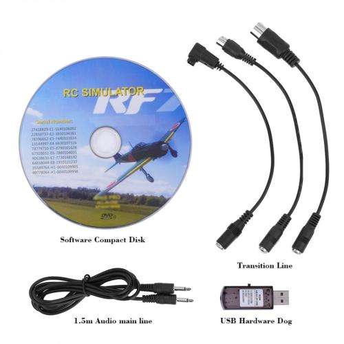 22 in 1 RC USB Flight Simulator with Cables for Realflight G7 G6 G5 Aero Fly  FMS Phoenix 4 E2HG RC
