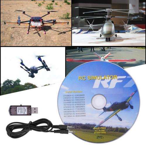 22 in 1 RC USB Flight Simulator with Cables for Realflight G7 G6 G5 Aero Fly  FMS Phoenix 4 E2HG RC