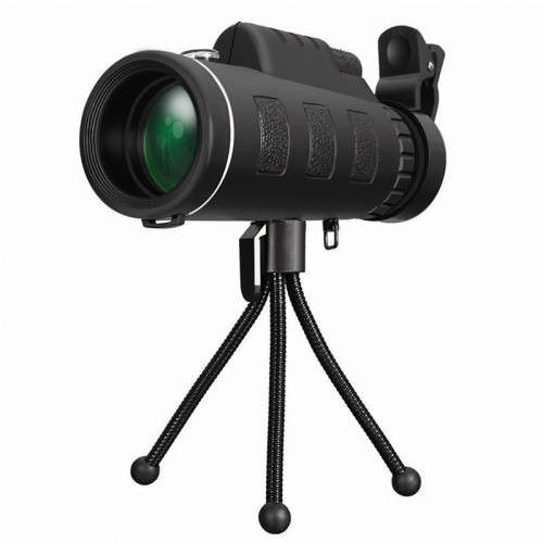 40x60 Portable Monocular Telescope HD Dual Focus Optical Zoom Monocular Telescope with TripodPhone