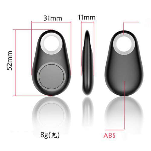 Smart Mini Waterproof Bluetooth Tracer GPS Tracker for Pet Dog Cat Keys Wallet Bag