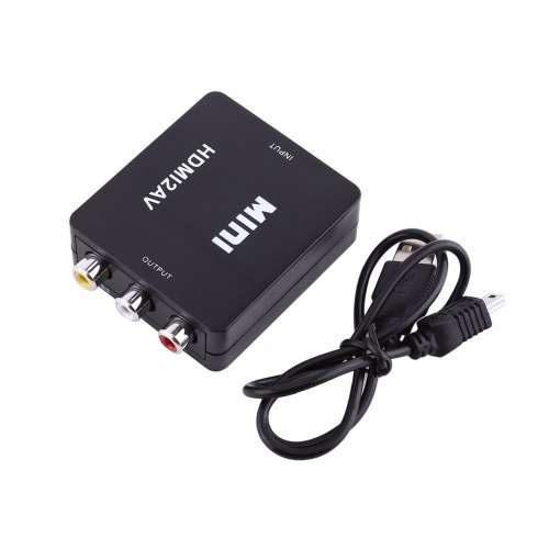 HDMI to RCA Composite Video Audio AV CVBS Adapter Converter 720p1080p Mini HDMI to AV