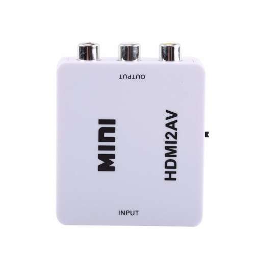 HDMI to RCA Composite Video Audio AV CVBS Adapter Converter 720p1080p Mini HDMI to AV