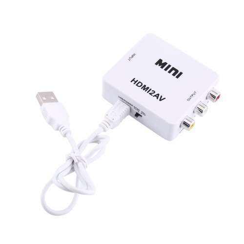 HDMI to RCA Composite Video Audio AV CVBS Adapter Converter 720p1080p Mini HDMI to AV