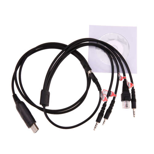8 in 1 USB Programming Cable For Motorola Kenwood BAOFENG Mobile Radio Accessories Walkie Talkie Cab