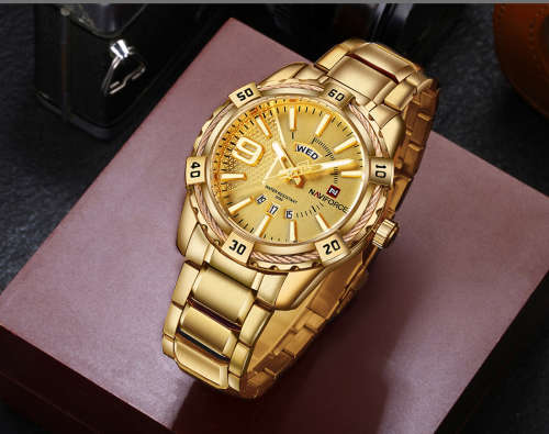 NAVIFORCE Fashion Casual Brand Waterproof Quartz Watch Men Military Stainless Steel Sports Watches M
