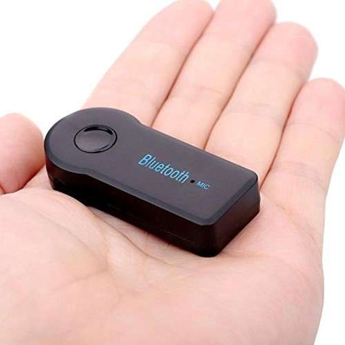 MOONBIFFY 3.5MM Jack Bluetooth AUX Audio Music Receiver Car Kit Wireless Speaker Headphone Adapter H