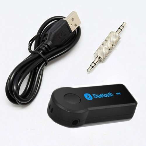 MOONBIFFY 3.5MM Jack Bluetooth AUX Audio Music Receiver Car Kit Wireless Speaker Headphone Adapter H