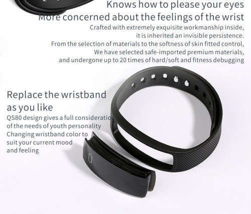 smart watches BOAMIGO brand bracelet wristband bluetooth heart rate message reminder Sleep Monitorin